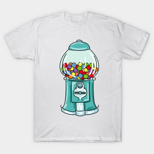 Retro Gumball Machine T-Shirt by SWON Design